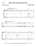 Holy Spirit, Living Breath of God - Percussion