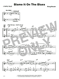 Blame It On The Blues - C Solo Sheet