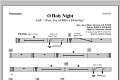O Holy Night (with "Jesu, Joy of Man's Desiring") - Percussion