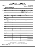 I Believe / J'Imagine - Full Score