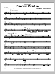 Freedom Overture - Violin 1 