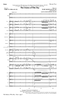 The Glories of This Day - Full Score