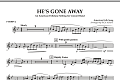 He's Gone Away (An American Folktune Setting for Concert Band) - F Horn 2
