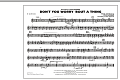 Don't You Worry 'Bout A Thing - Eb Alto Sax