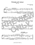 Prelude In E Minor, BWV 941