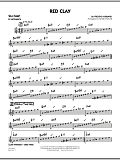 Red Clay - Eb Solo Sheet
