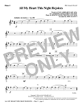 All My Heart This Night Rejoices (arr. John Leavitt) - Flute 2
