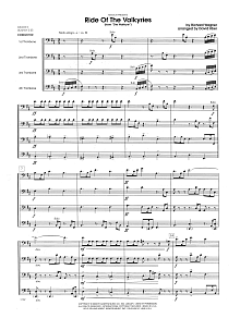 Ride Of The Valkyries From Die Walkure - Full Score 
