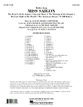 Medley from Miss Saigon (arr. Warren Barker) - Full Score