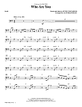 Who Are You (arr. Alan Billingsley) - Bass