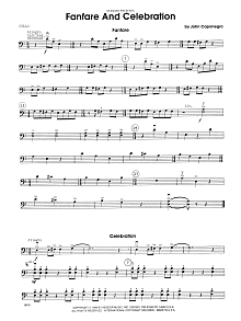 Fanfare and Celebration - Cello 