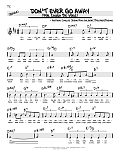Don't Ever Go Away (Por Causa De Voce) (High Voice)