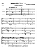Spirituals For Horn Trio - Full Score