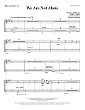 We Are Not Alone - Percussion 1 & 2