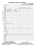He Made A Way In A Manger - Full Score