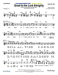 Great Is The Lord Almighty - Orchestration