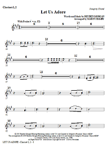 Let Us Adore - Bb Clarinet 1,2 