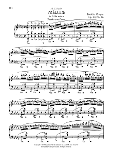 Prélude in B-flat minor, Op. 28, No. 16 