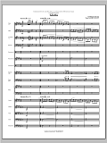 Gloria (from Petite Mass) - Full Score