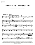 All I Want For Christmas Is You - Violin 1