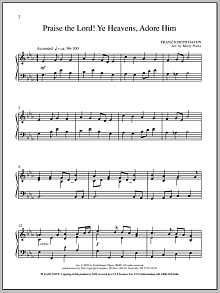 Praise The Lord! Ye Heavens, Adore Him 