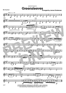Greensleeves - Bb Clarinet 