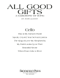 All Good Gifts - Cello