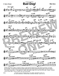 Bad Dog! - C Solo Sheet