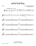 Blowin' in the Wind (arr. Mac Huff) - Flute