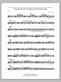 Concerto For Alto Saxophone And Wind Ensemble - Flute 1