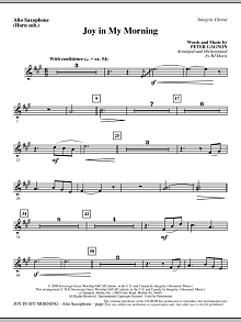 Joy In My Morning - Alto Sax (Horn sub.) 