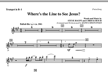 Where's The Line To See Jesus? - Bb Trumpet 1 