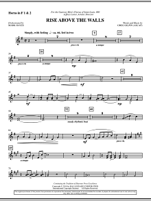 Rise Above The Walls - F Horn 1,2 