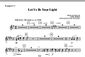 Let Us Be Your Light - Bb Trumpet 2,3