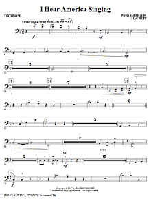 I Hear America Singing - Trombone 