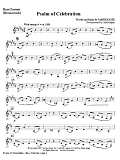 Psalm of Celebration - Bass Clarinet (sub. Bassoon)