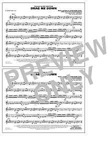 Drag Me Down - Eb Baritone Sax 