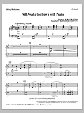 I Will Awake The Dawn With Praise - Keyboard String Reduction