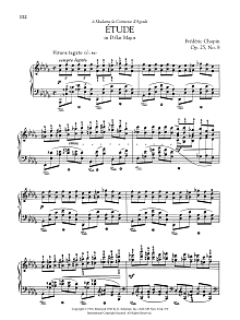 Etude in D-flat Major, Op. 25, No. 8 