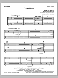 O The Blood - Percussion