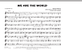 We Are The World - Eb Baritone Sax