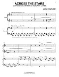 Across The Stars (from Star Wars: Attack of the Clones) (arr. Phillip Keveren)