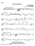 For You I Live - Violin 2