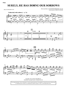 Surely, He Has Borne Our Sorrows - Piano 