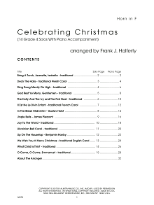 Celebrating Christmas (14 Grade 4 Solos With Piano Accompaniment) - Piano (optional) 