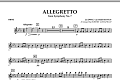 Allegretto (from Symphony No. 7) - Oboe