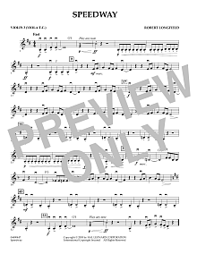 Speedway - Violin 3 (Viola T.C.) 