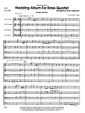 Wedding Album For Brass Quartet - Full Score
