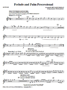 Prelude And Palm Processional - Eb Alto Sax 