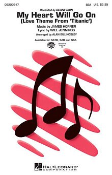 My Heart Will Go On (Love Theme From 'Titanic') (arr. Alan Billingsley) 